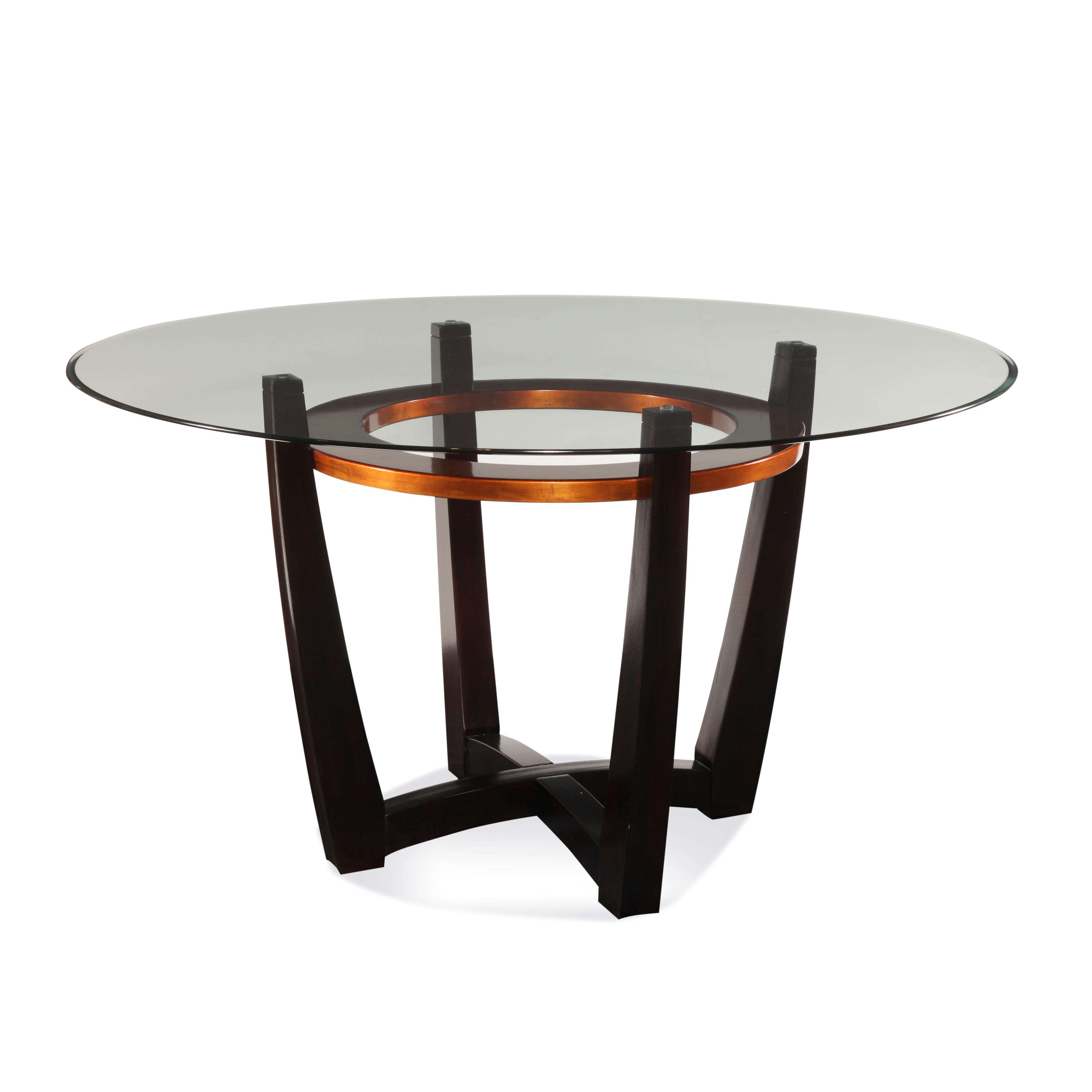 Bassett glass on sale dining table